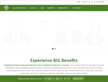 Tablet Screenshot of boomersingroups.com